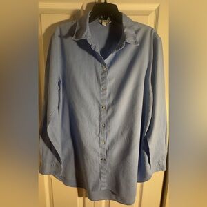 Real Basics button down shirt women Size M